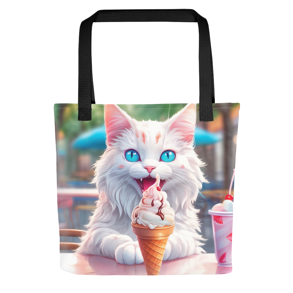PugMug Custom White Companion Cat Tote