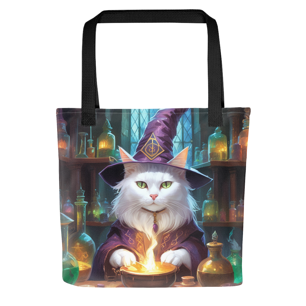 PugMug Custom White Companion Cat Tote