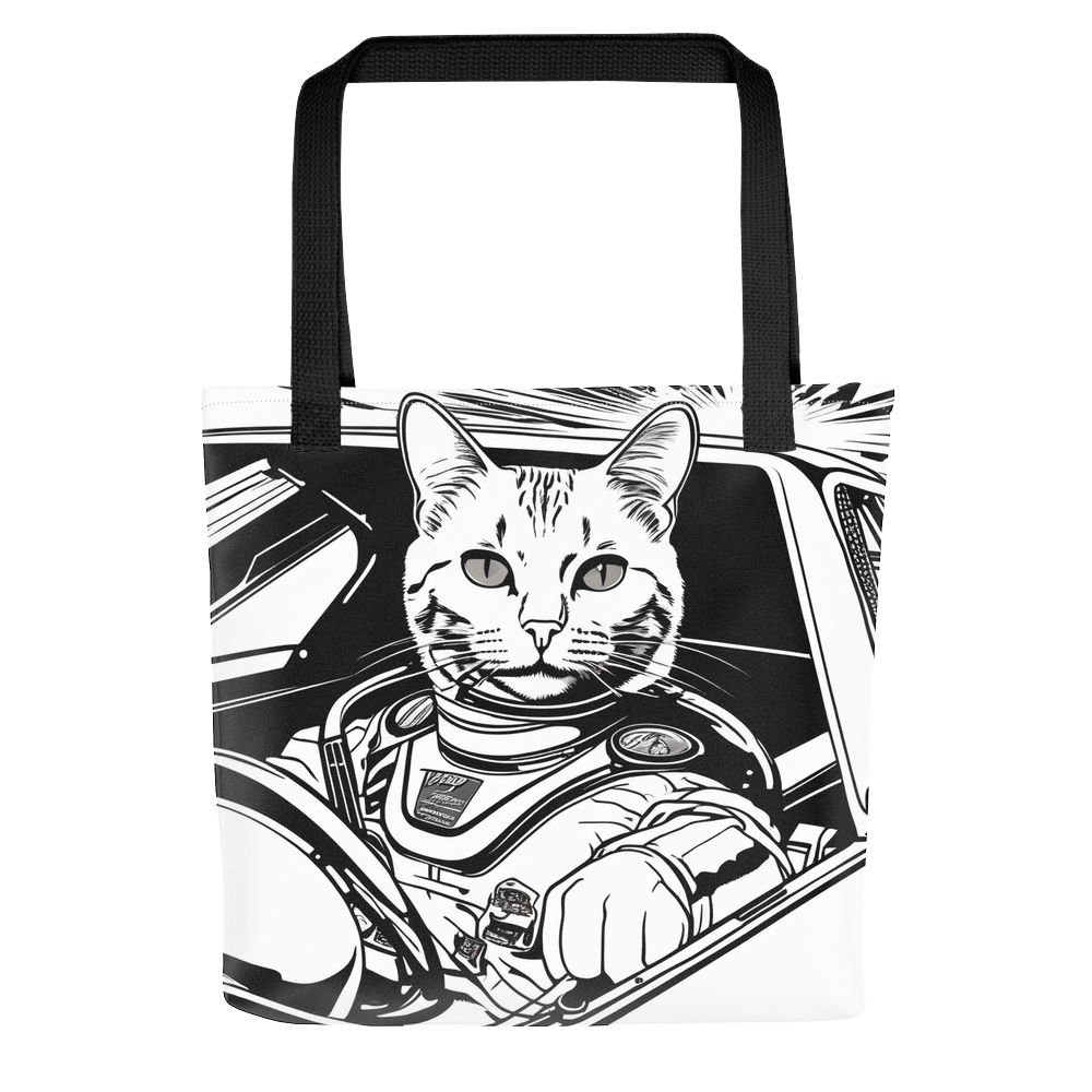 PugMug Custom White Companion Cat Tote