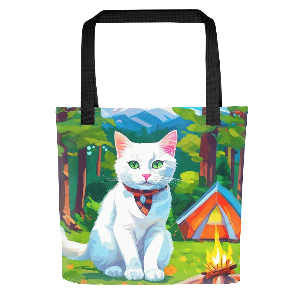 PugMug Custom White Companion Cat Tote