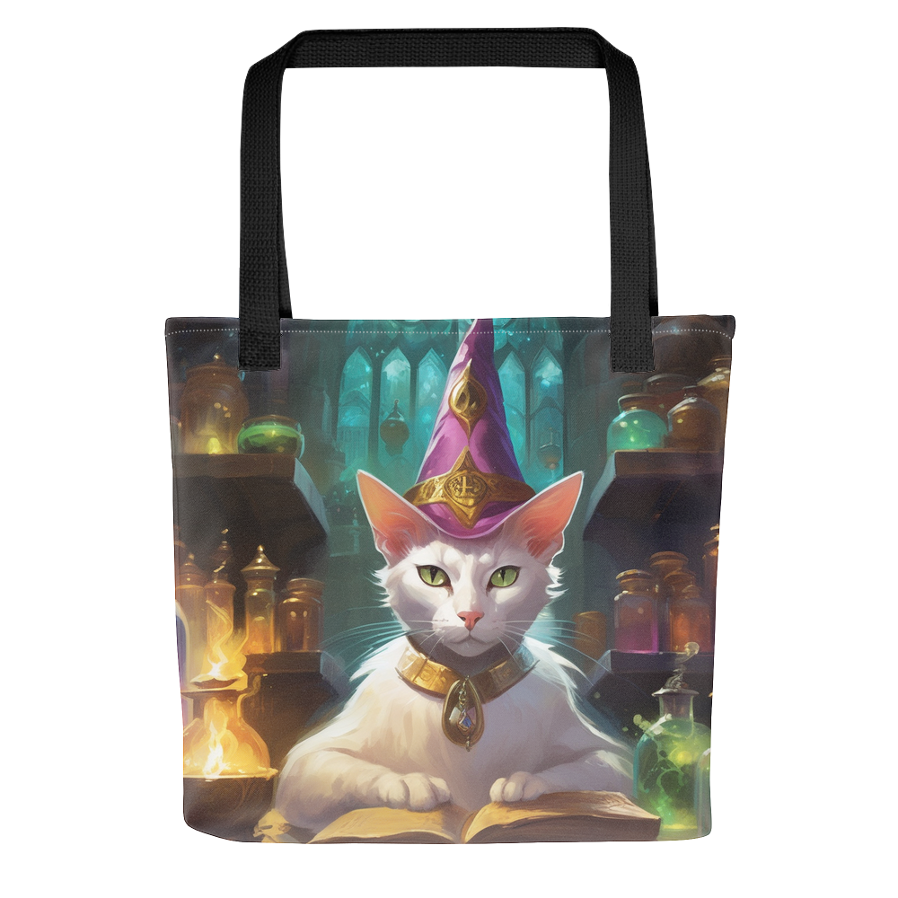 PugMug Custom White Abyssinian Cat Tote