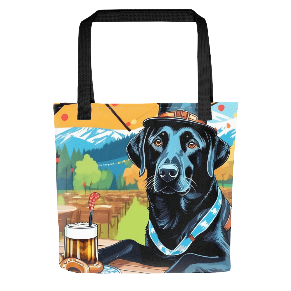 PugMug Custom Black Labrador Retriever Tote