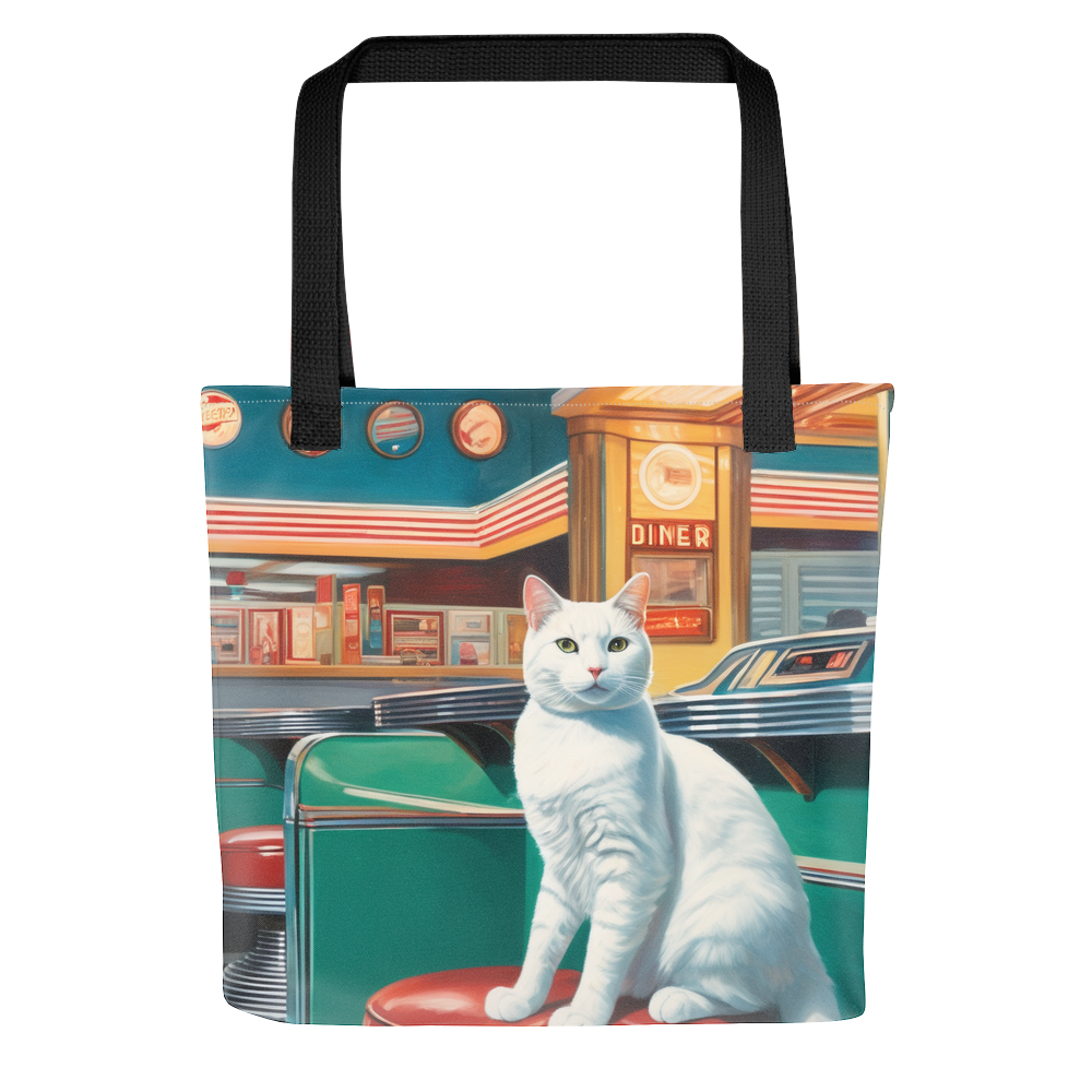 PugMug Custom White Companion Cat Tote