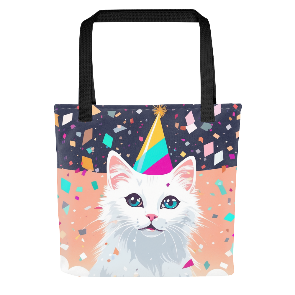 PugMug Custom White Companion Cat Tote