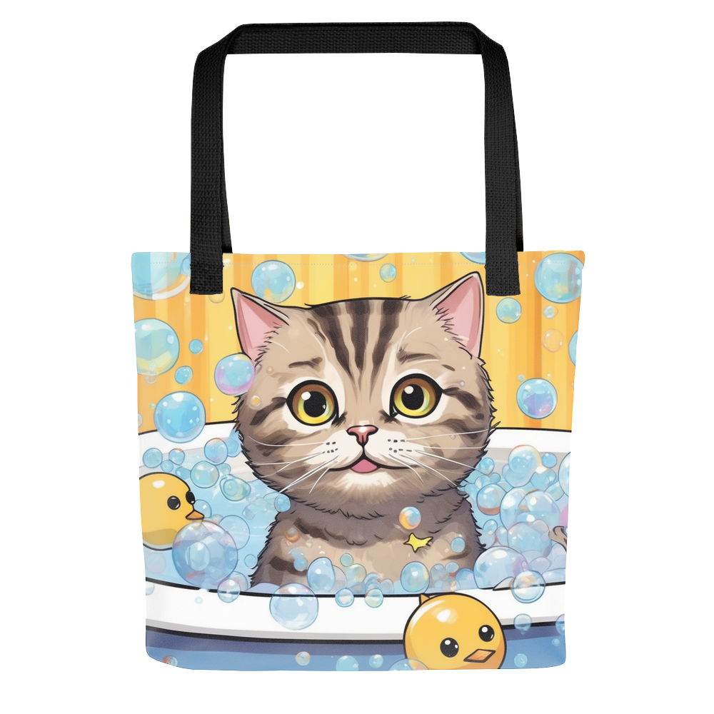 PugMug Custom Tabby Scottish Fold Cat Tote