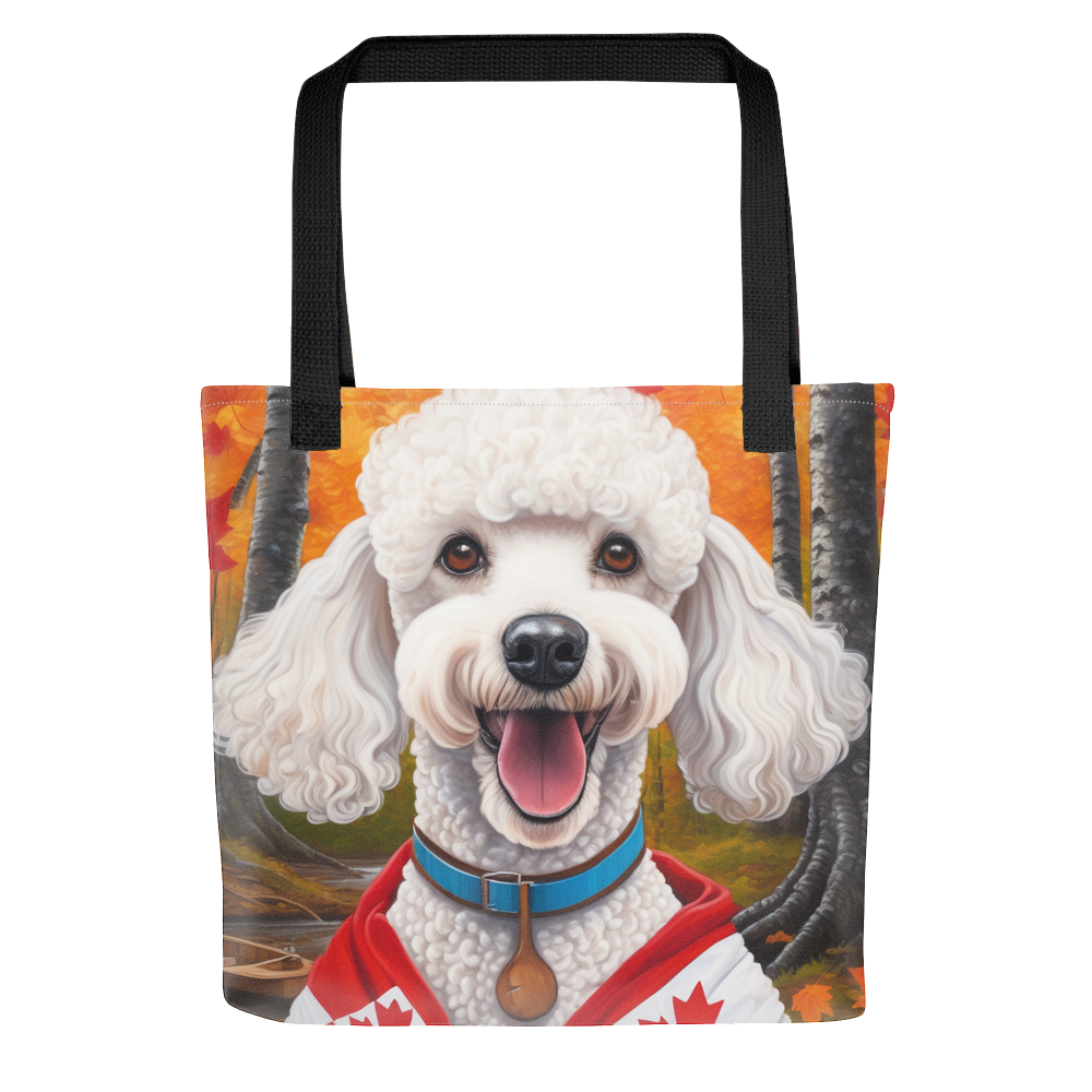 PugMug Custom White Poodle Tote