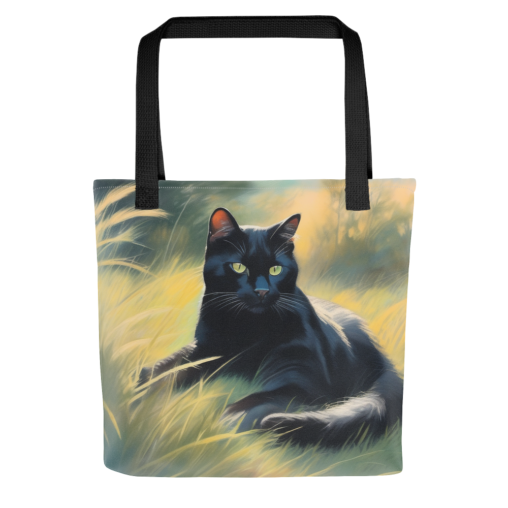 PugMug Custom Black Exotic Cat Tote