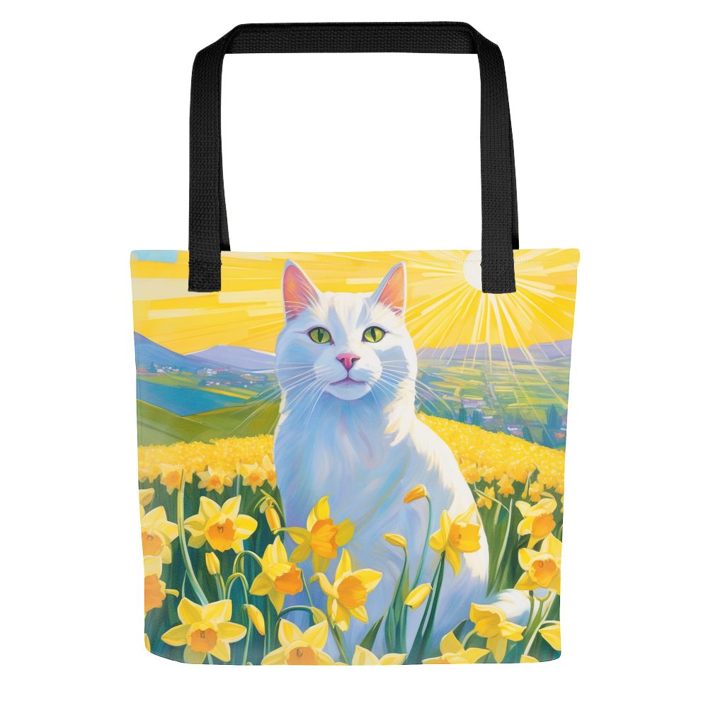 PugMug Custom White Companion Cat Tote