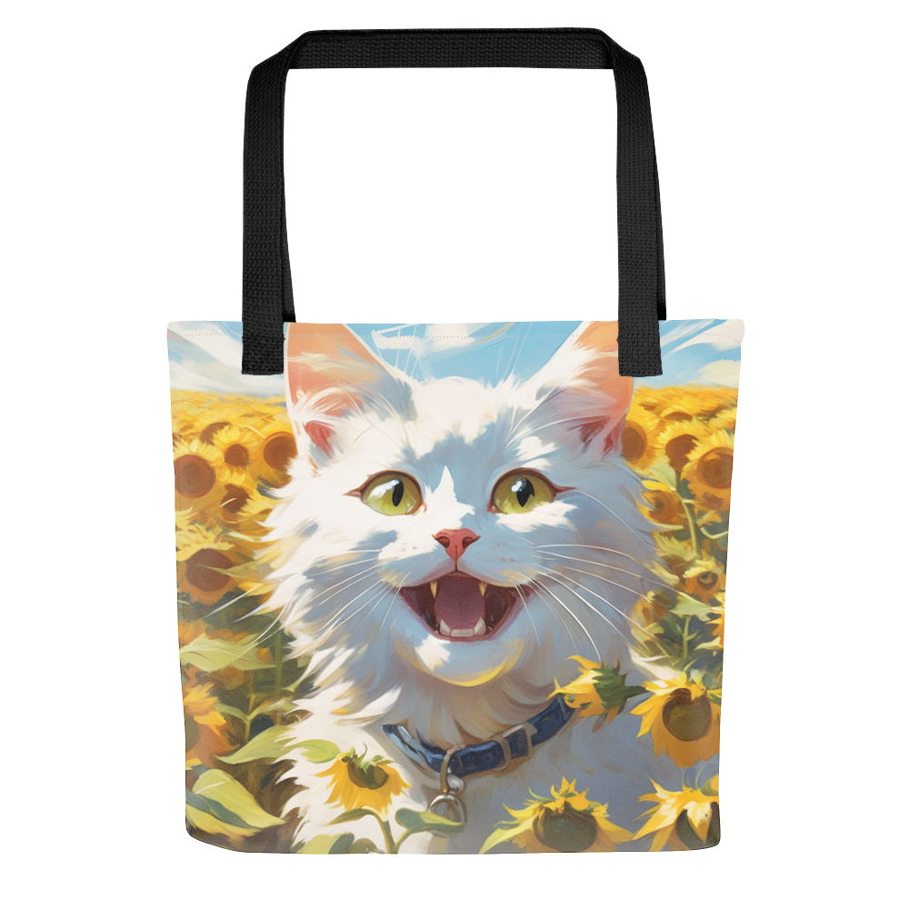 PugMug Custom White Companion Cat Tote