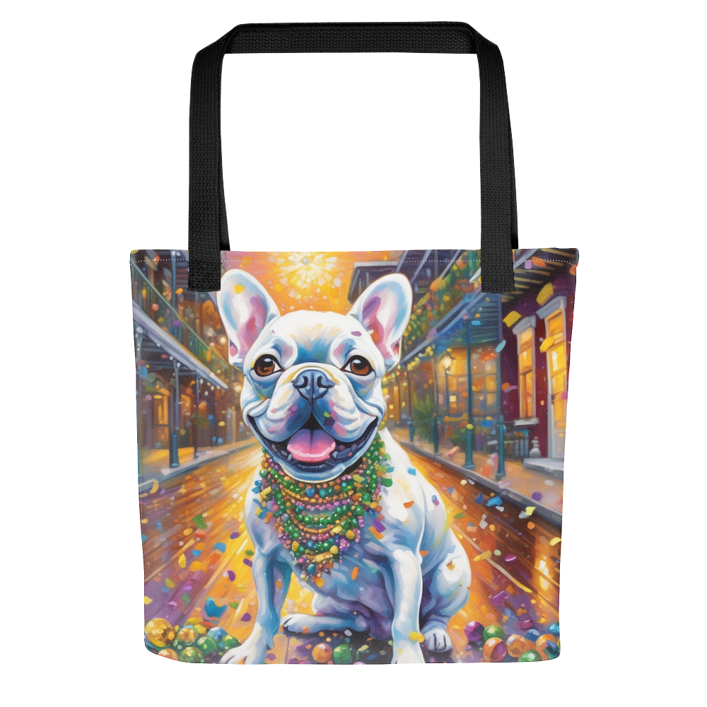 PugMug Custom White French Bulldog Tote