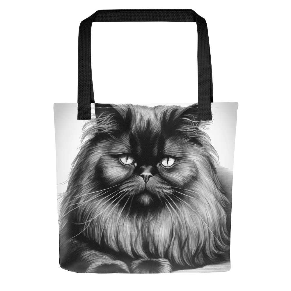 PugMug Custom Black Persian Cat Tote