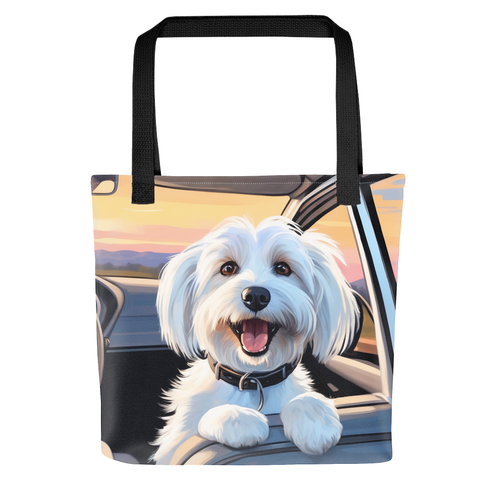 PugMug Custom White Havanese Dog Tote