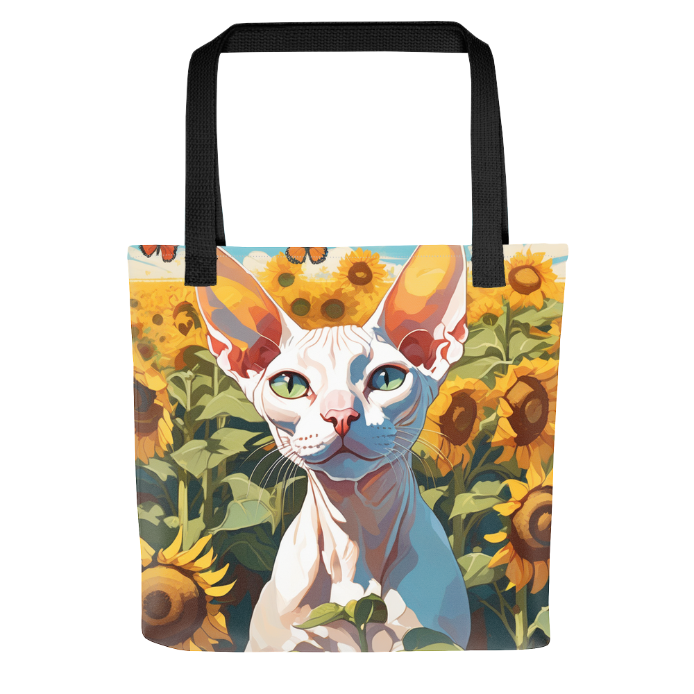 PugMug Custom White Sphynx Cat Tote
