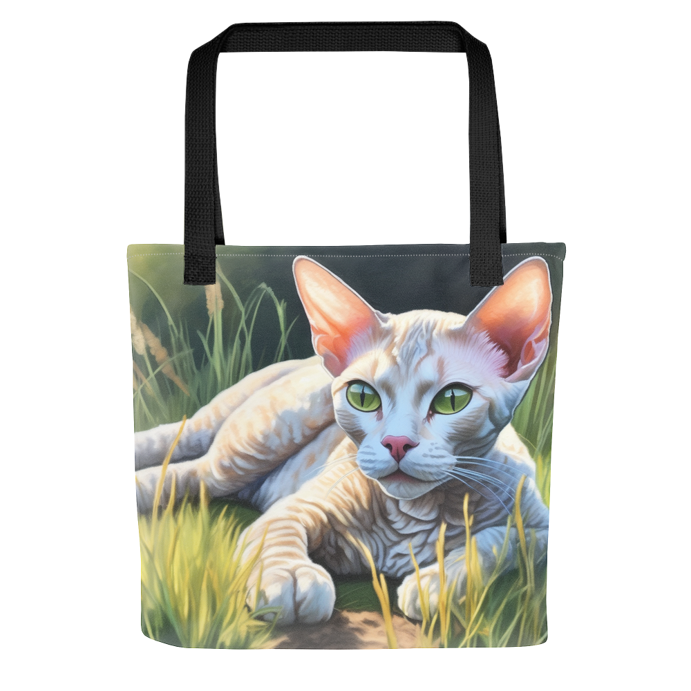 PugMug Custom Tabby Devon Rex Cat Tote