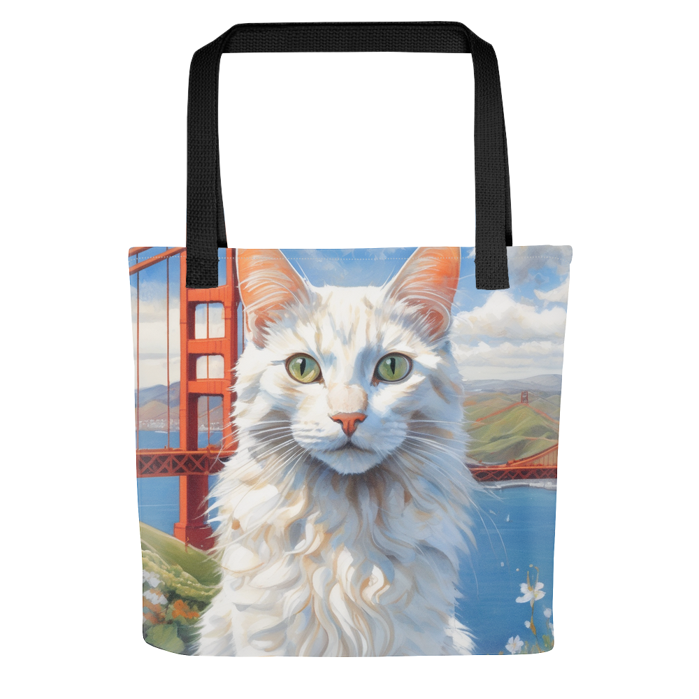 PugMug Custom White Companion Cat Tote
