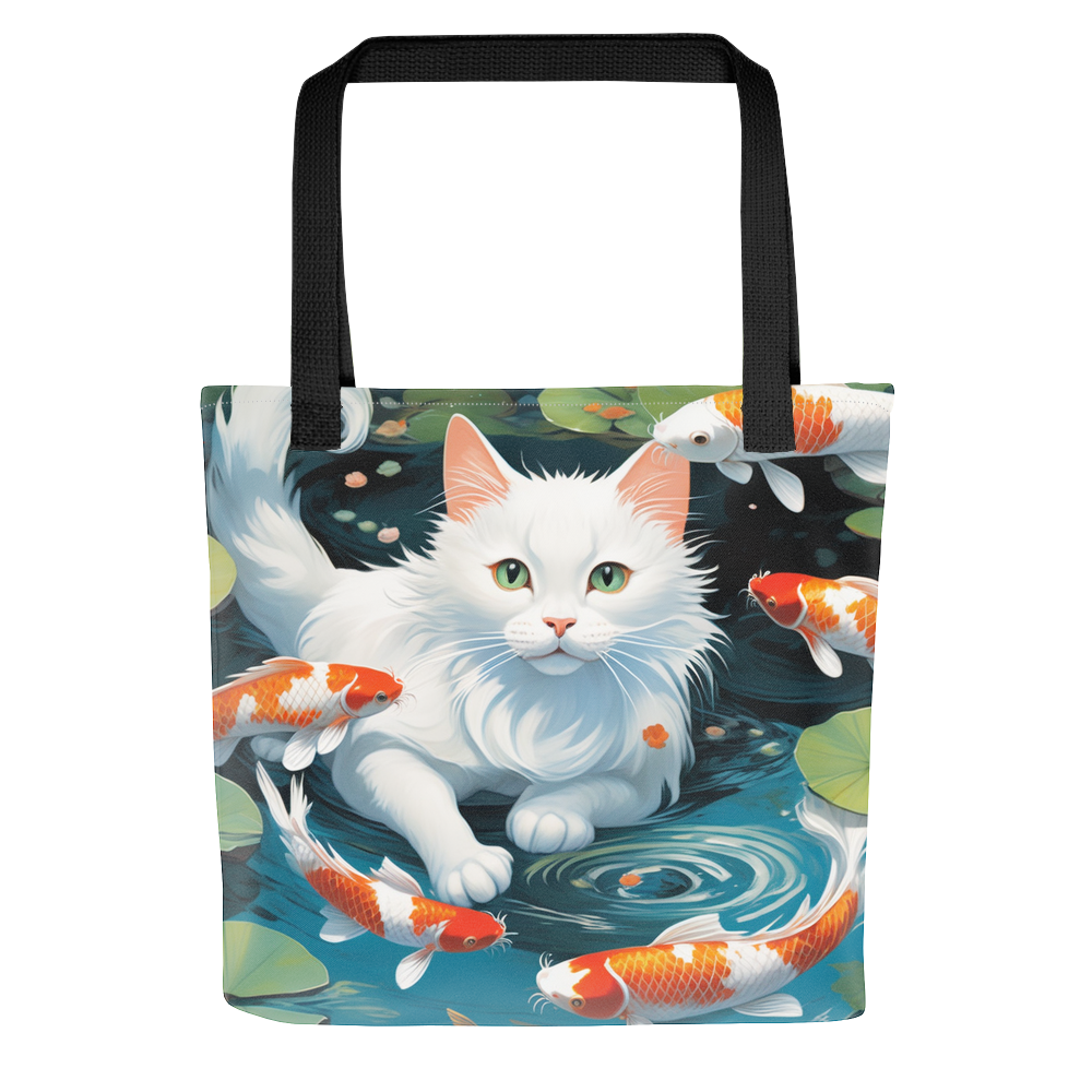 PugMug Custom White Companion Cat Tote