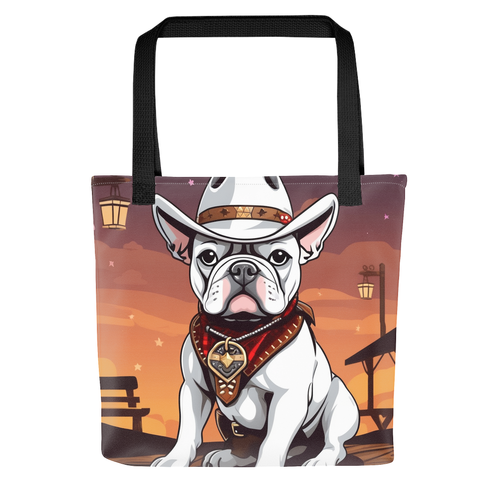 PugMug Custom White French Bulldog Tote