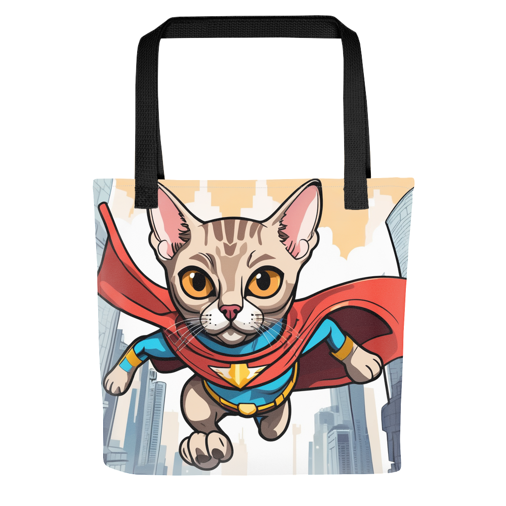 PugMug Custom Tabby Devon Rex Cat Tote