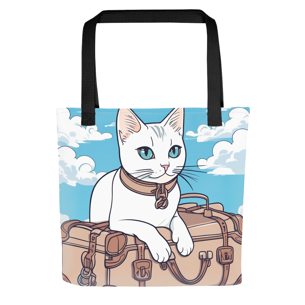 PugMug Custom White Companion Cat Tote