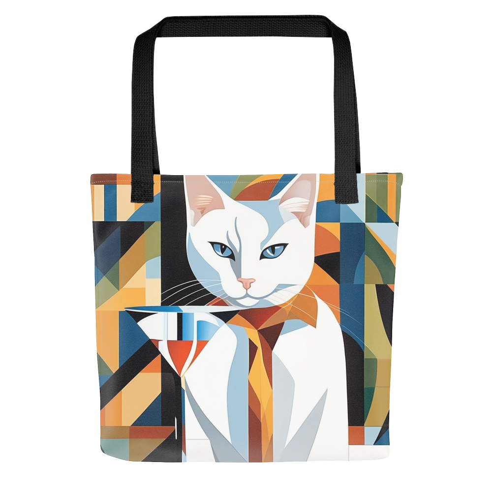 PugMug Custom White Companion Cat Tote