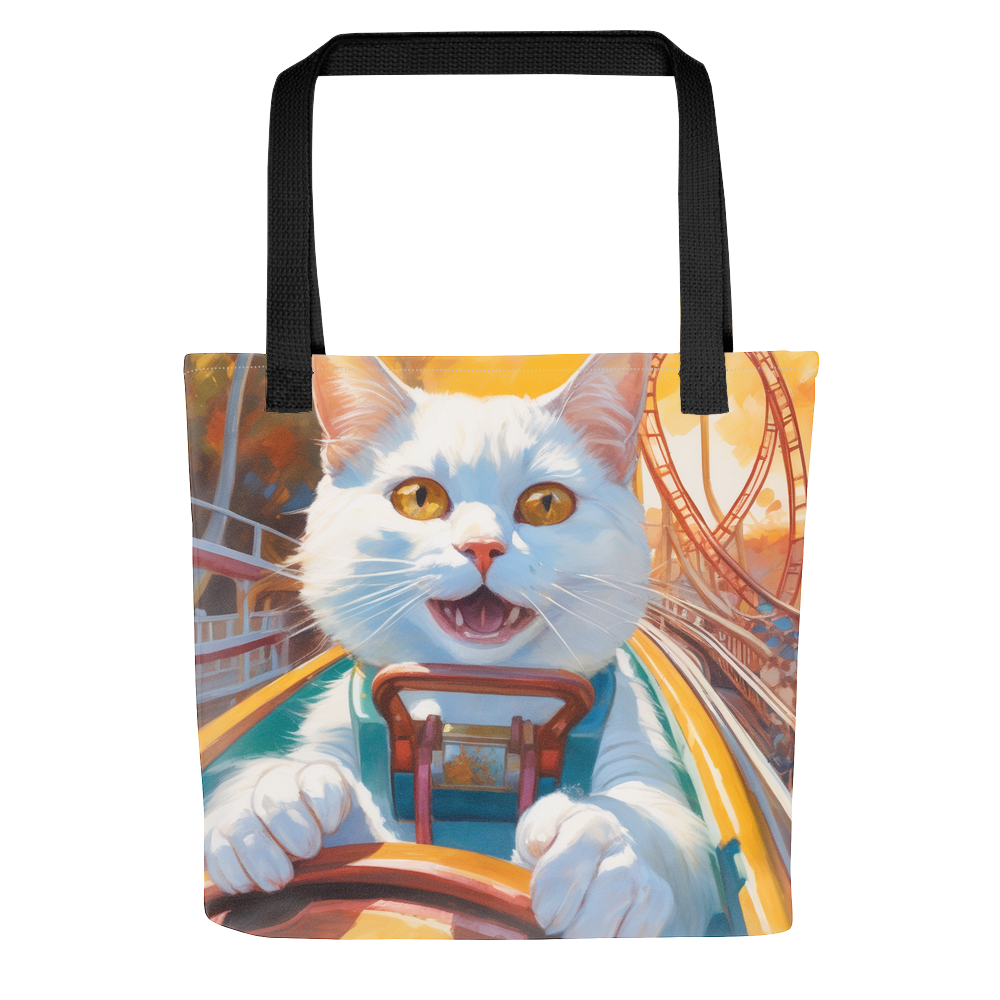 PugMug Custom White Companion Cat Tote