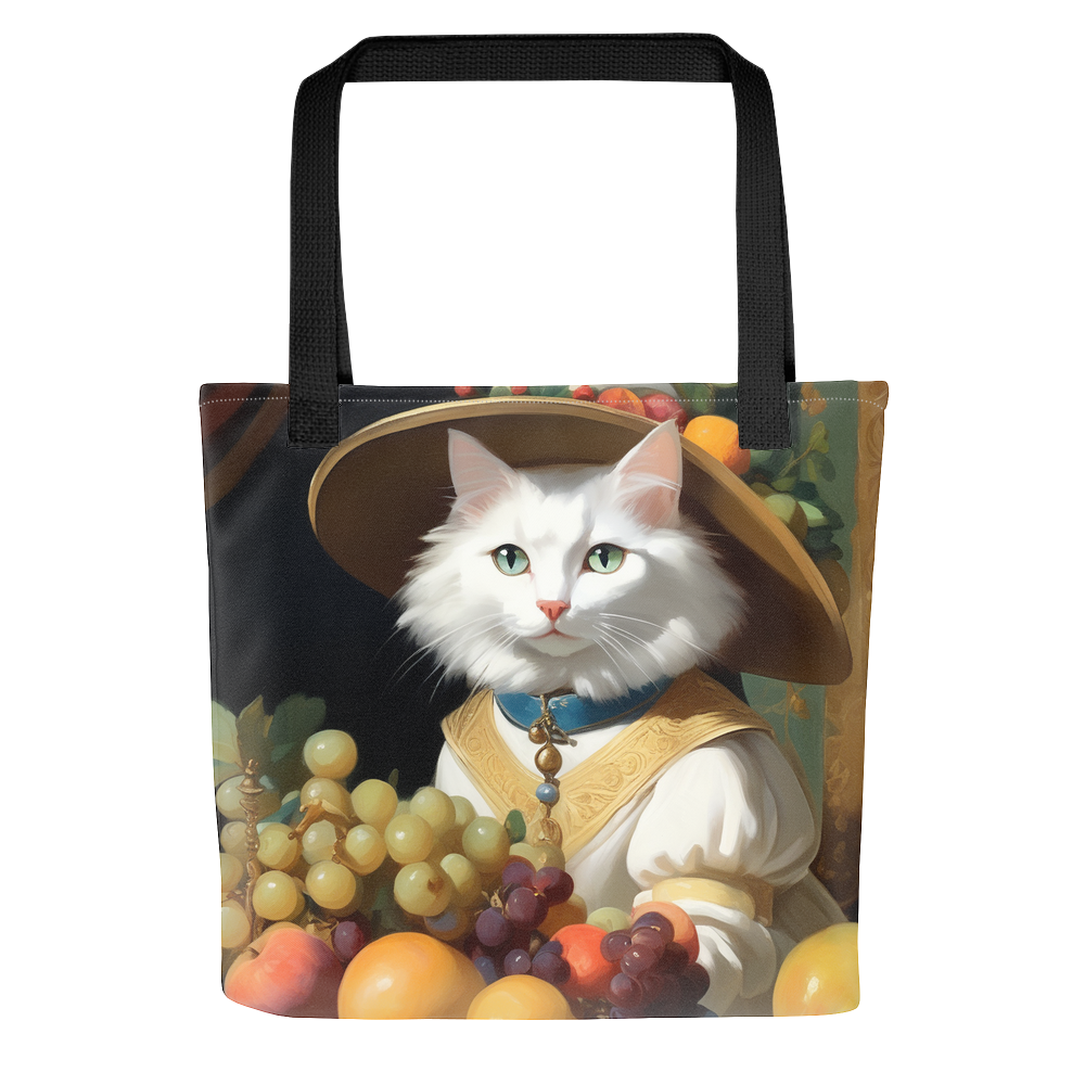 PugMug Custom White Companion Cat Tote