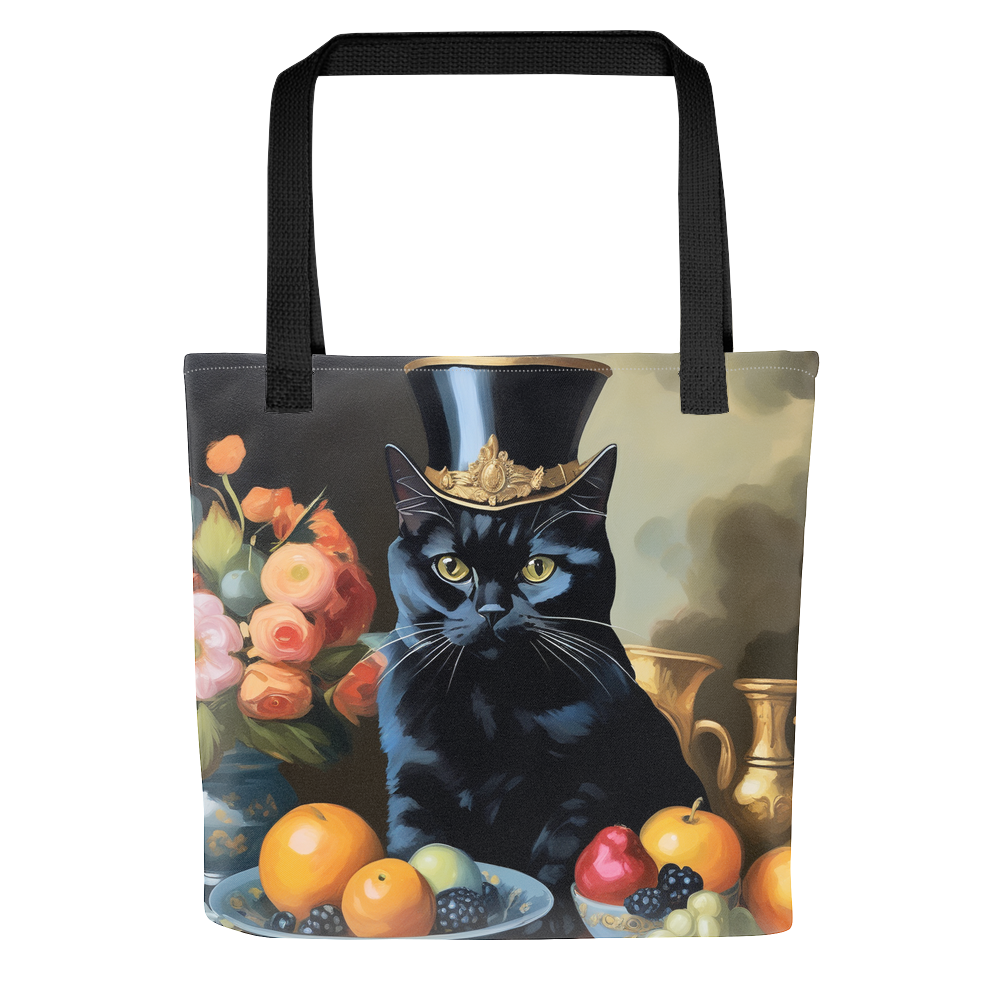 PugMug Custom Black British Shorthair Cat Tote