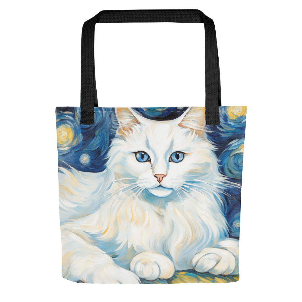 PugMug Custom White Ragdoll Cat Tote