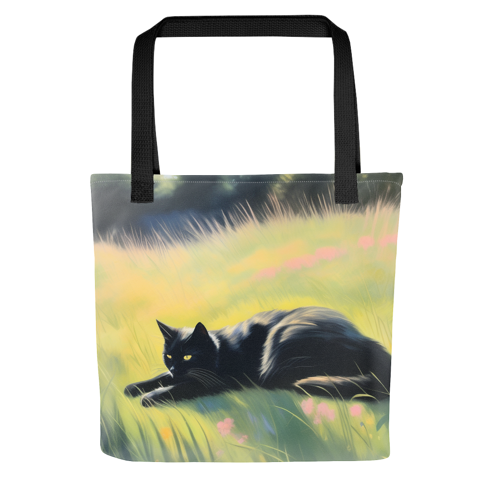 PugMug Custom Black Companion Cat Tote