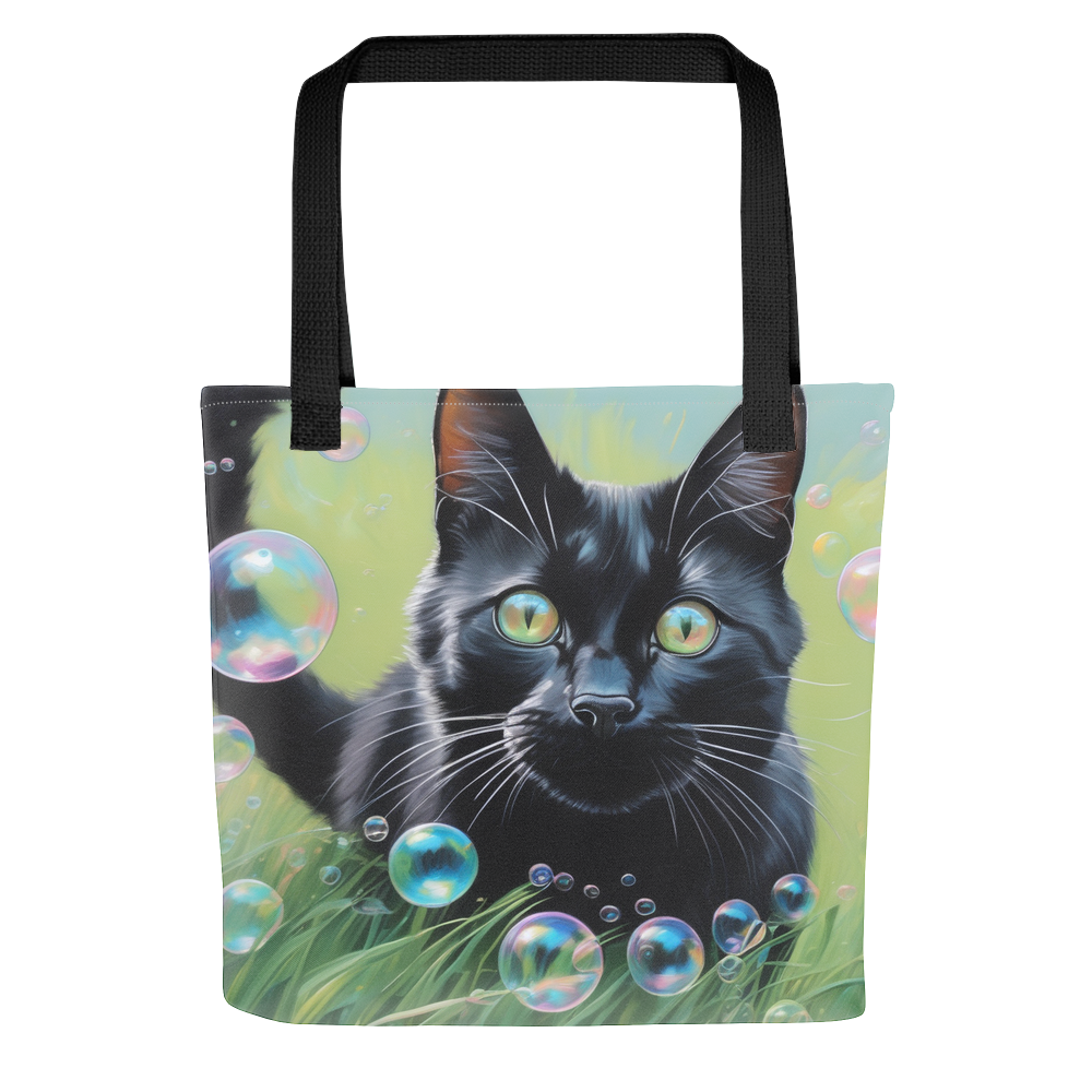 PugMug Custom Black Companion Cat Tote