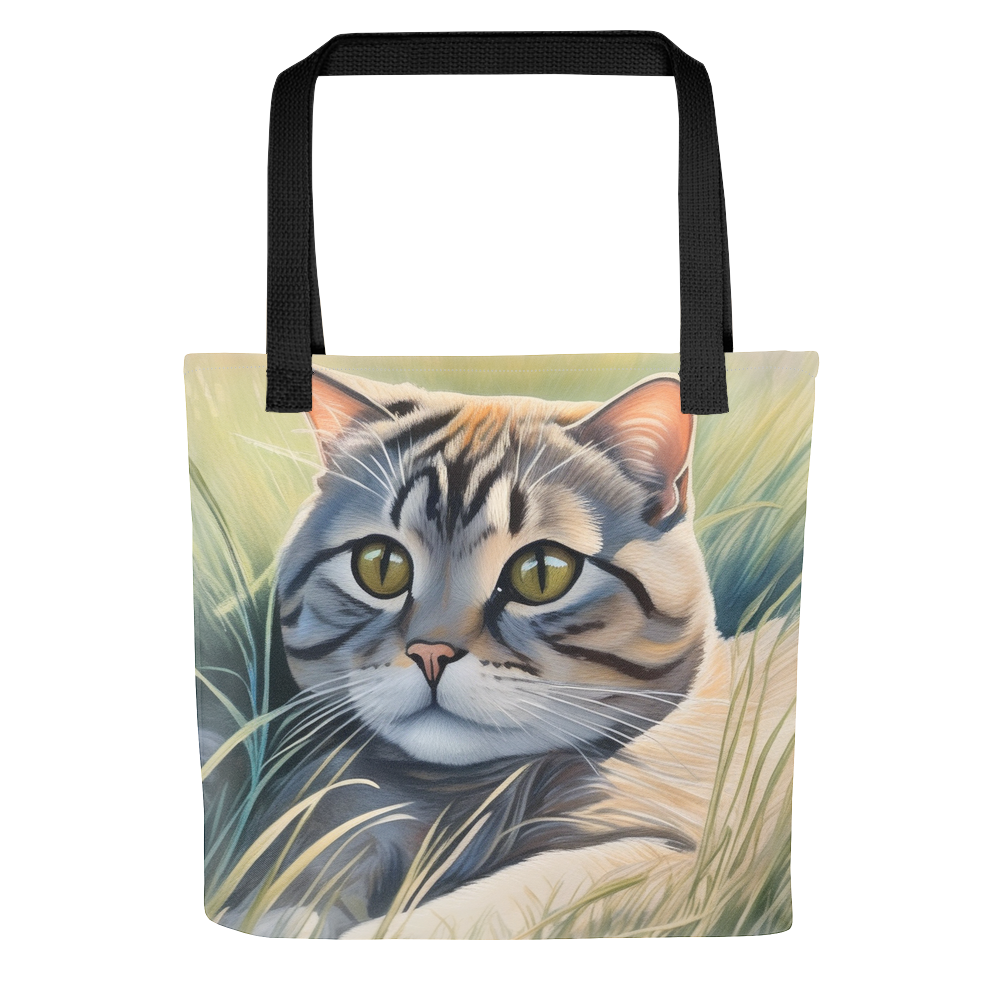 PugMug Custom Tabby Scottish Fold Cat Tote