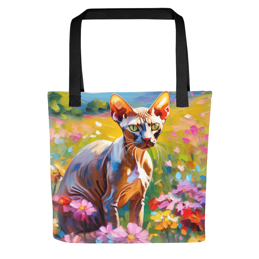 PugMug Custom Tabby Sphynx Cat Tote
