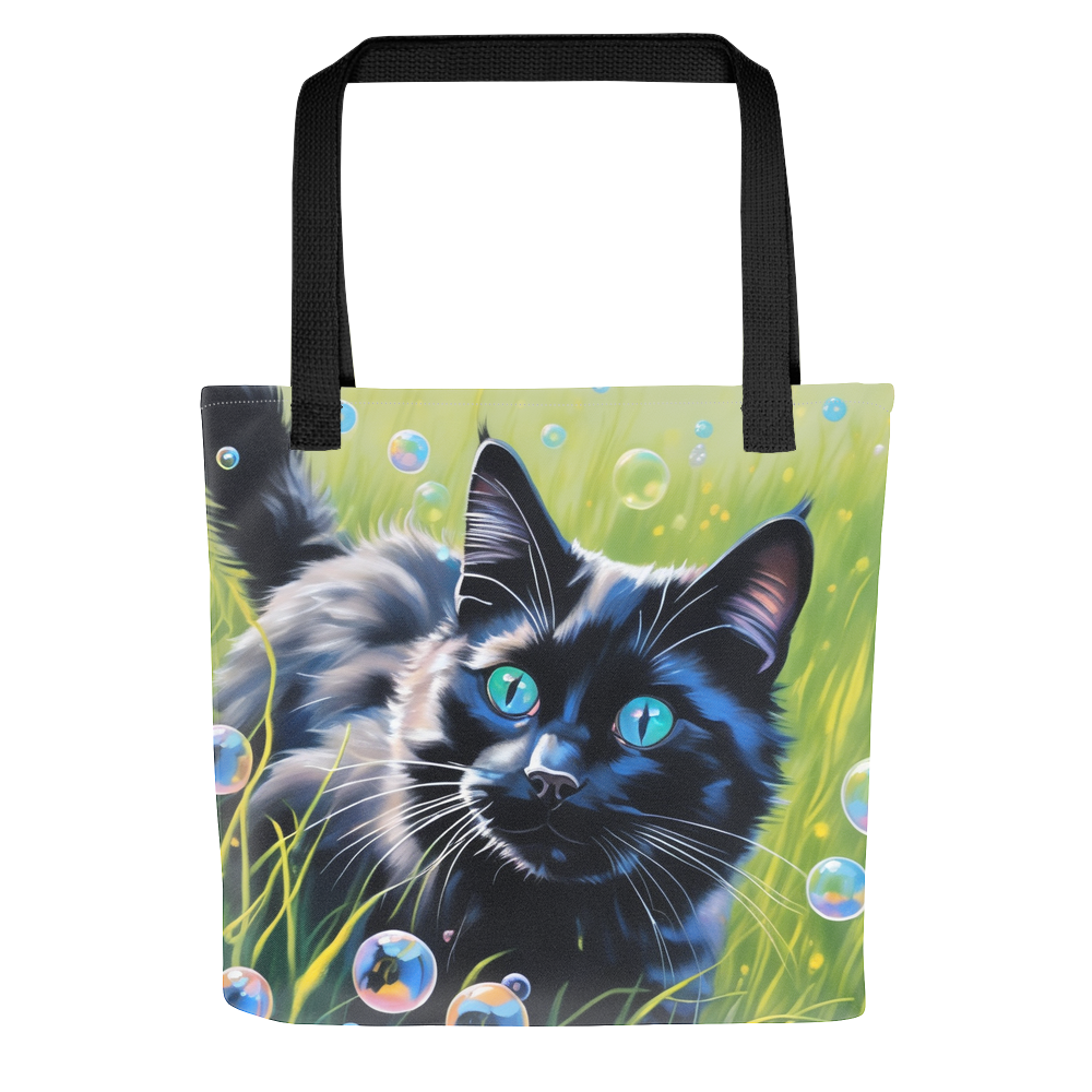 PugMug Custom Black Ragdoll Cat Tote
