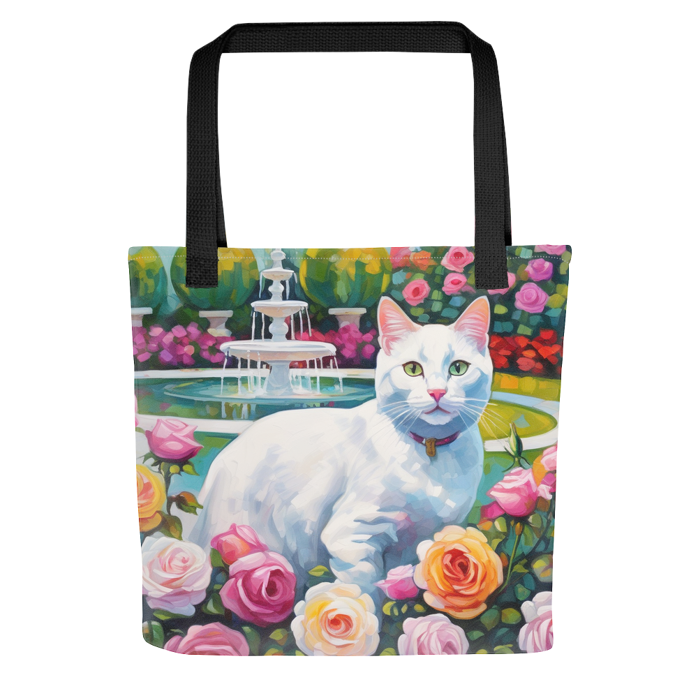 PugMug Custom White Companion Cat Tote
