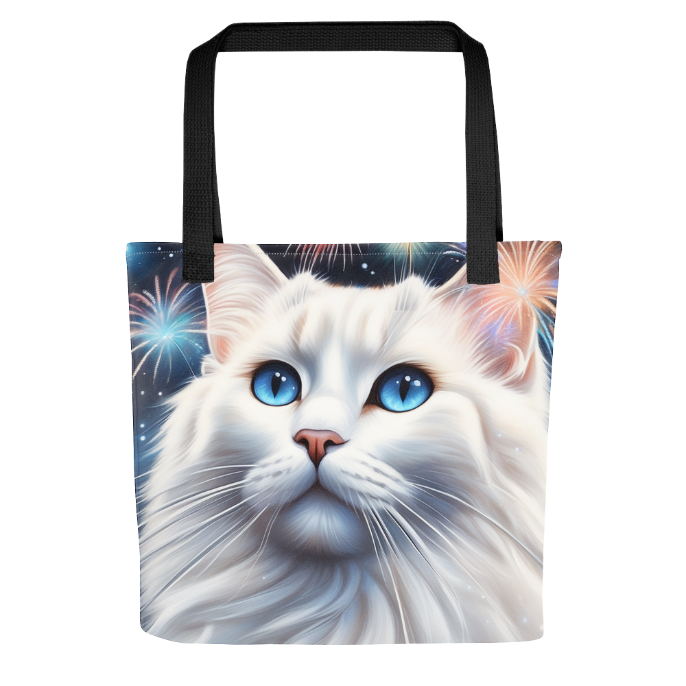 PugMug Custom White Ragdoll Cat Tote