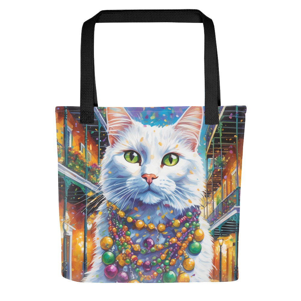 PugMug Custom White Companion Cat Tote