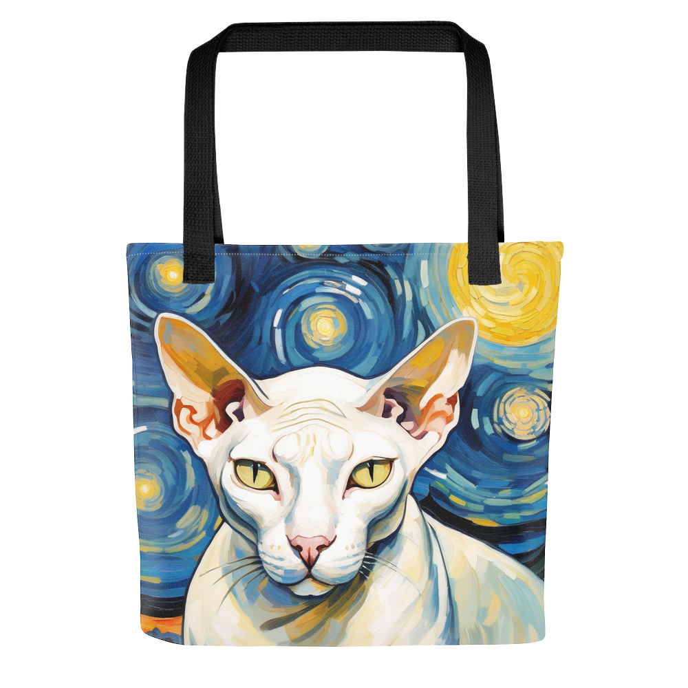 PugMug Custom White Sphynx Cat Tote