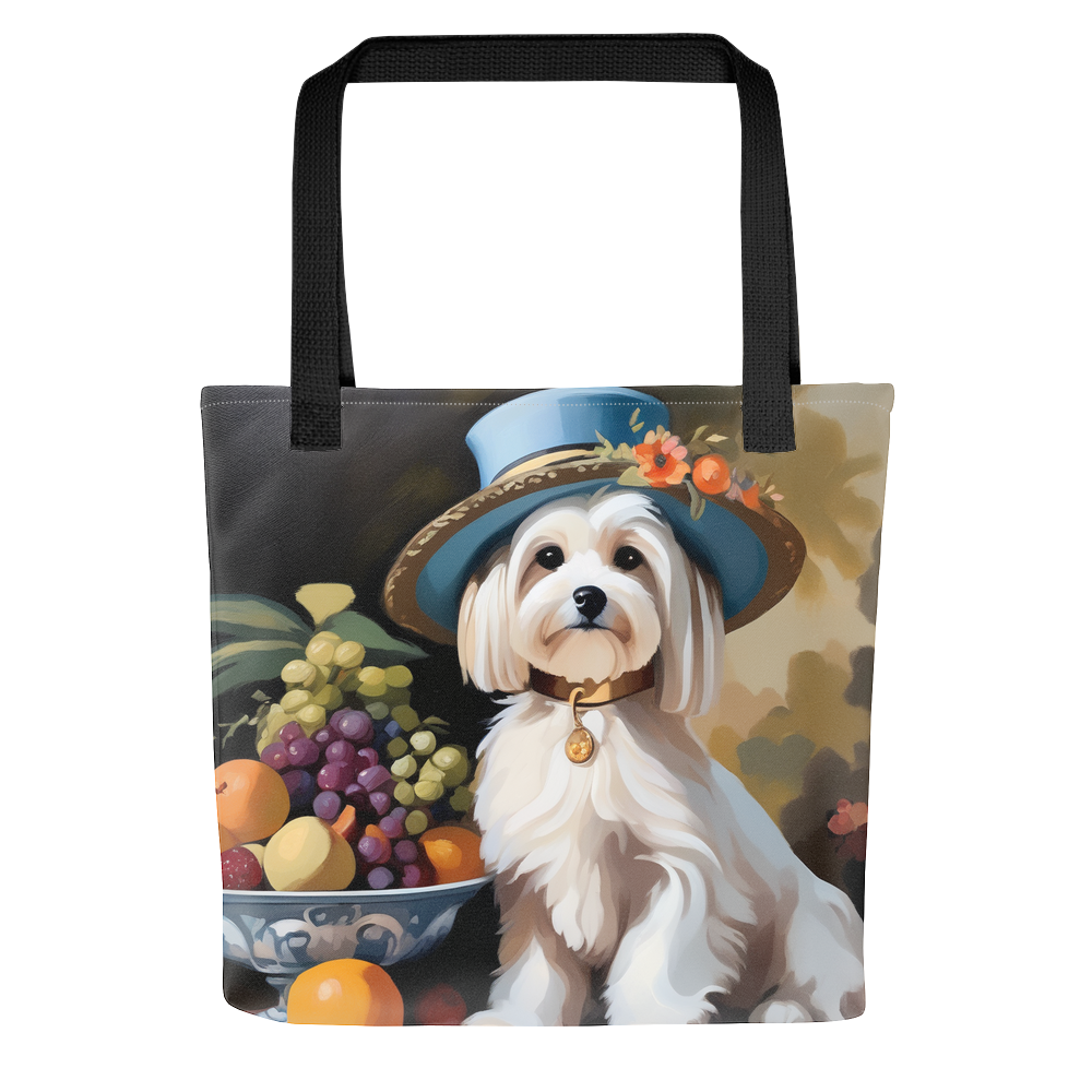 PugMug Custom White Havanese Dog Tote