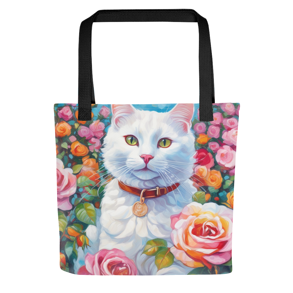 PugMug Custom White Companion Cat Tote