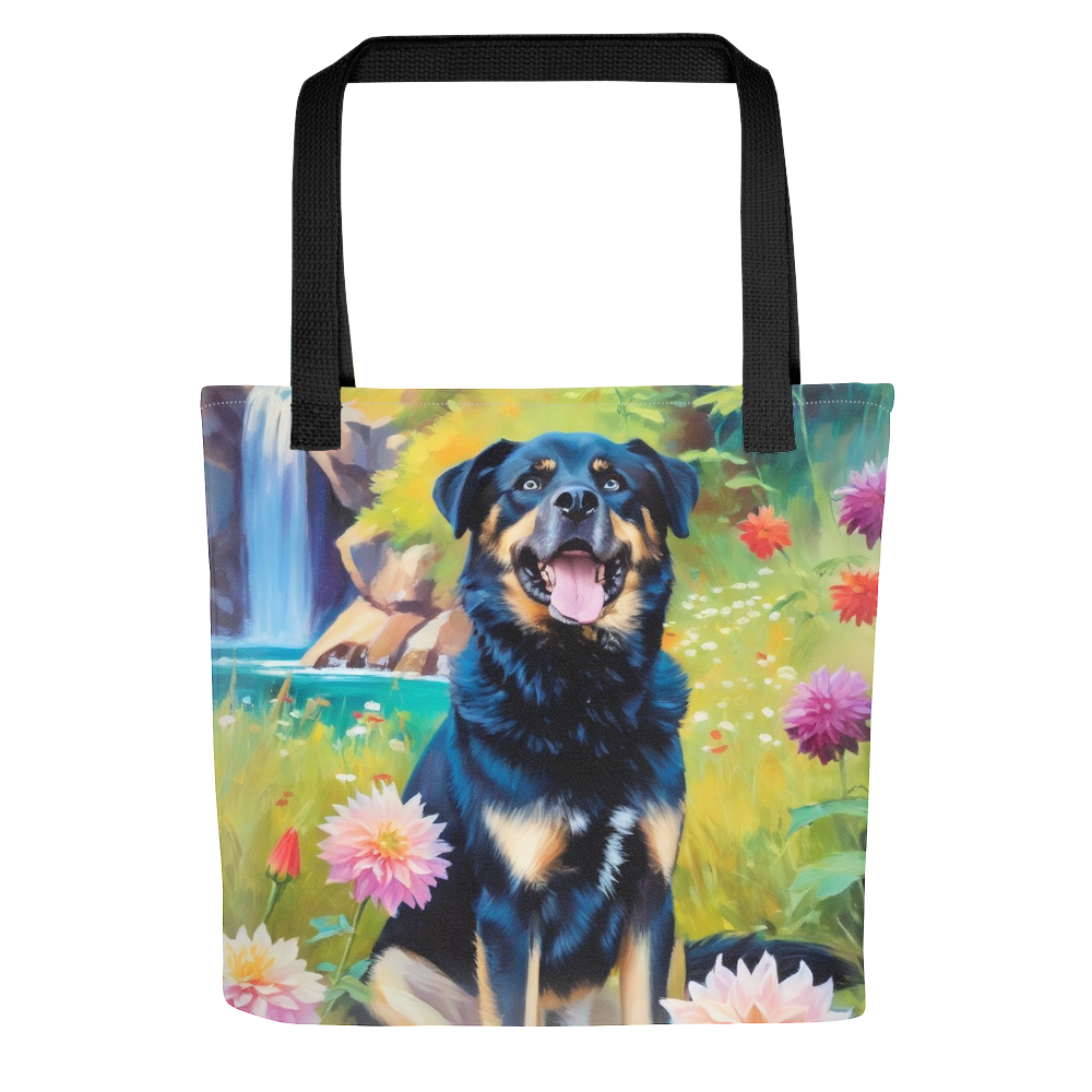 PugMug Custom Blue Tote