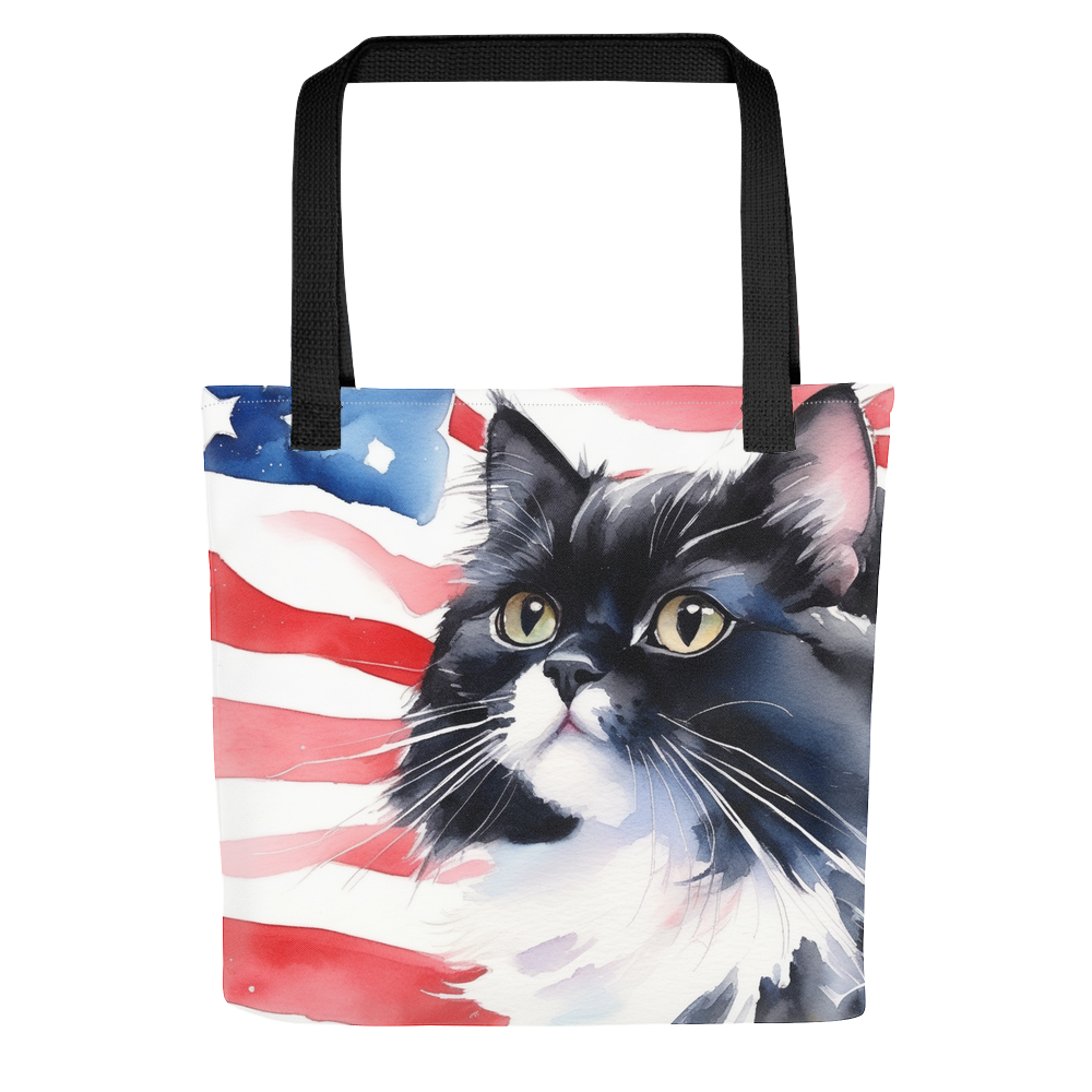 PugMug Custom Black Persian Cat Tote