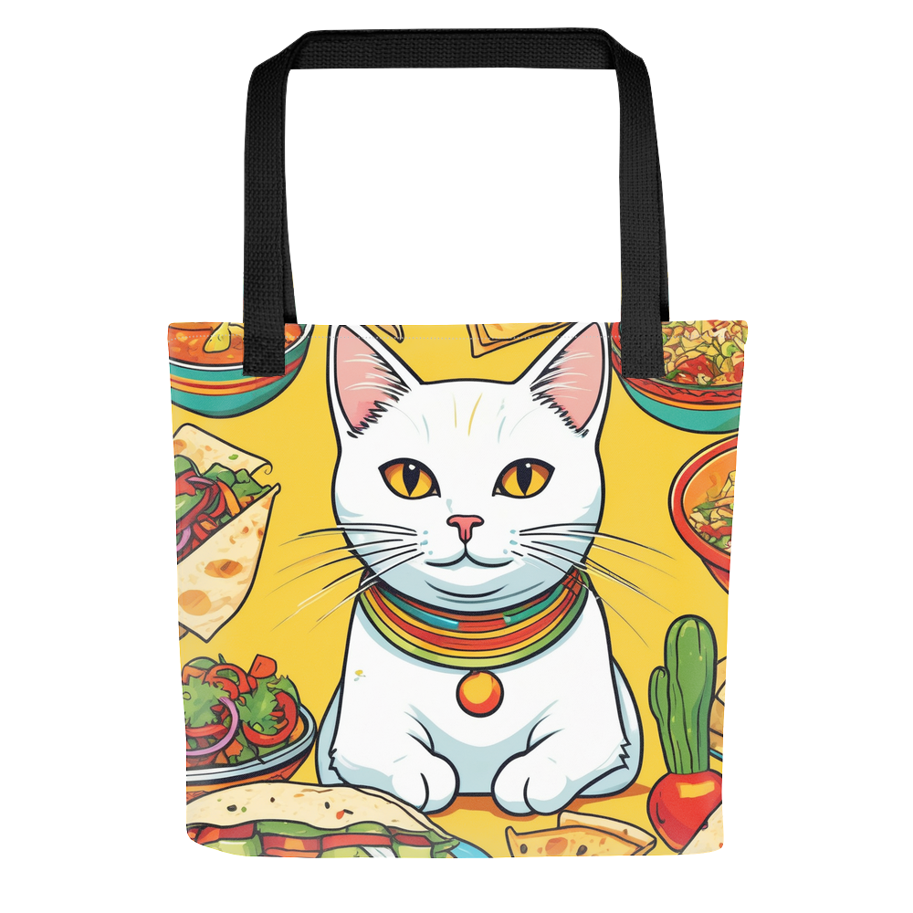 PugMug Custom White Companion Cat Tote