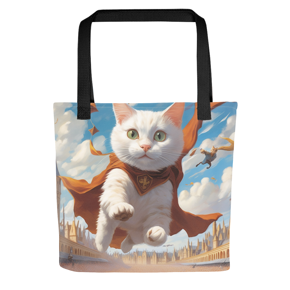 PugMug Custom White Companion Cat Tote
