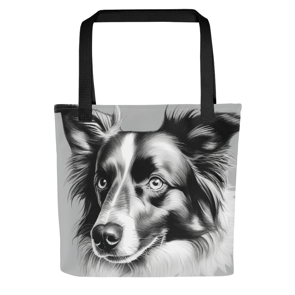 PugMug Custom Blue Merle Border Collie Tote