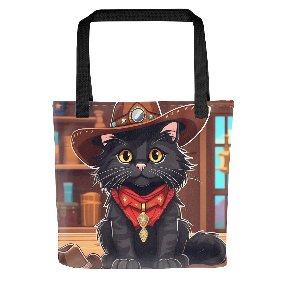 PugMug Custom Black Maine Coon Cat Tote