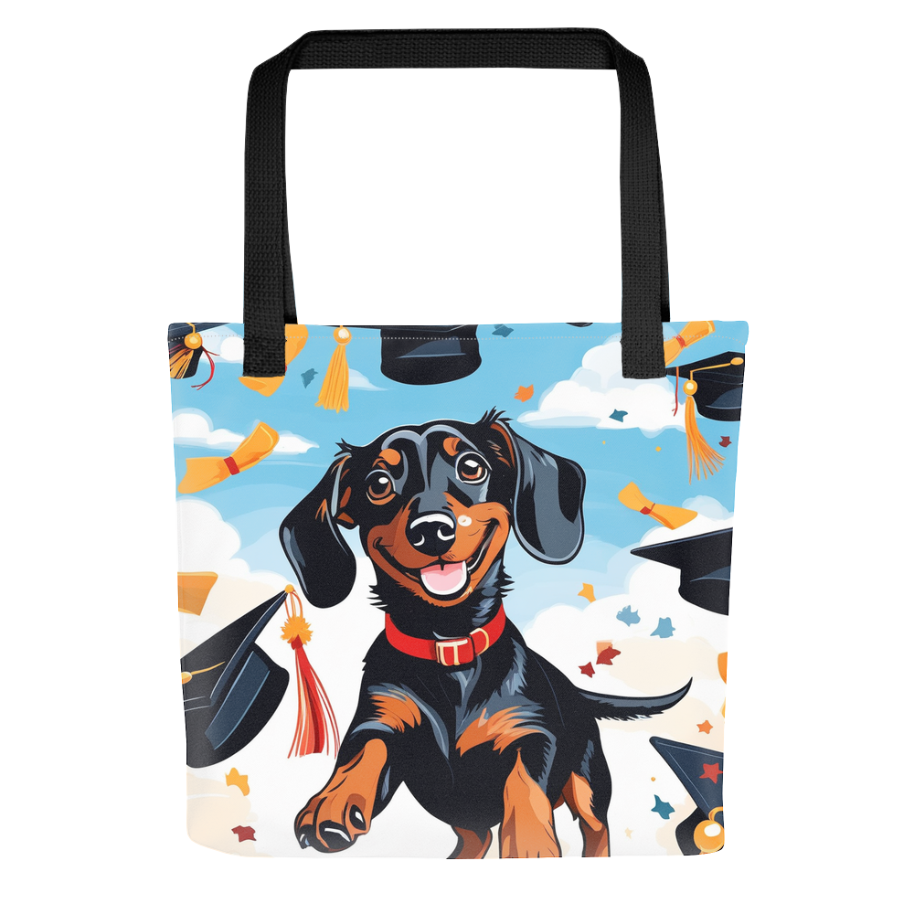 PugMug Custom Black Dachshund Tote