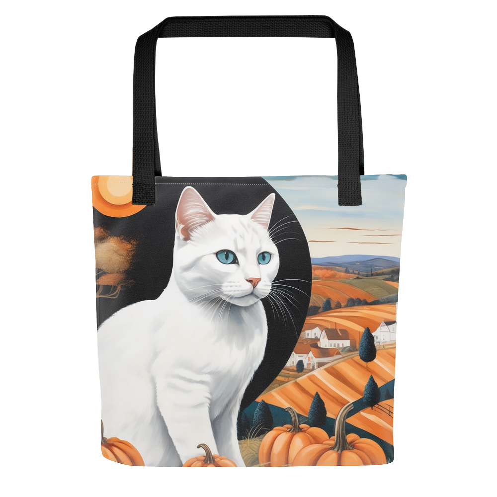 PugMug Custom White Companion Cat Tote