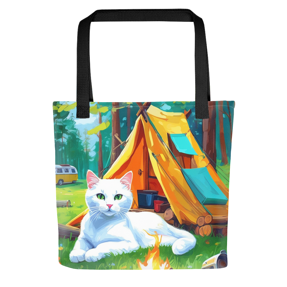 PugMug Custom White Companion Cat Tote