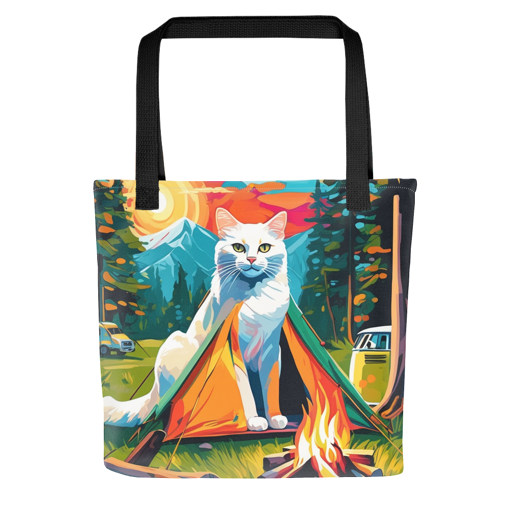 PugMug Custom White Companion Cat Tote