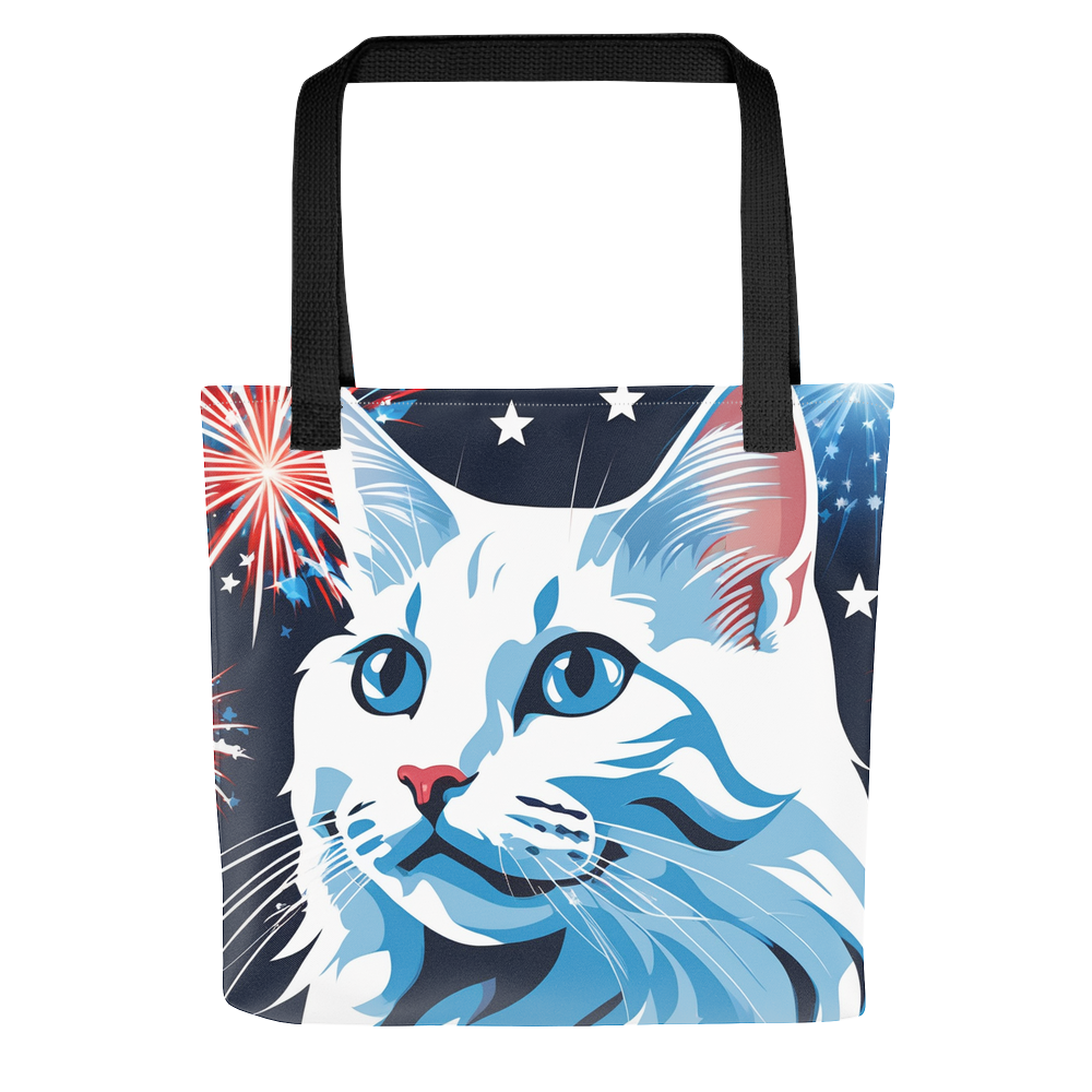 PugMug Custom White Companion Cat Tote